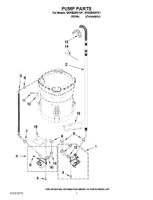 04 - Pump Parts parts for Maytag Washer MVWB850YW1 / from AppliancePartsPros.com