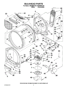 03 - Bulkhead Parts parts for Maytag Dryer MGDB950YG2 / from AppliancePartsPros.com