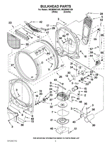 03 - Bulkhead Parts parts for Maytag Dryer MGDB950YW0 / from AppliancePartsPros.com