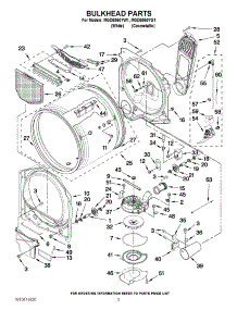 03 - Bulkhead Parts parts for Maytag Dryer MGDB950YW1 / from AppliancePartsPros.com