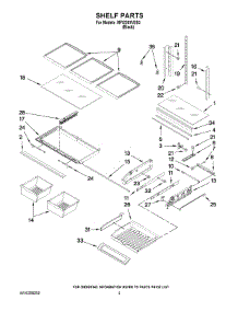 03 - Shelf Parts parts for Maytag Refrigerator MFI2269VEB3 / from AppliancePartsPros.com