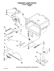 06 - Freezer Liner Parts parts for Maytag Refrigerator MFI2269VEB4 / from AppliancePartsPros.com