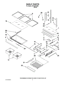 03 - Shelf Parts parts for Maytag Refrigerator MFI2269VEB5 / from AppliancePartsPros.com