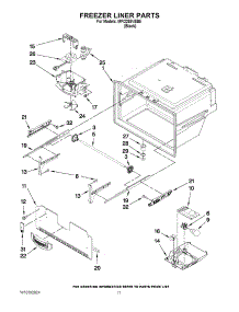 06 - Freezer Liner Parts parts for Maytag Refrigerator MFI2269VEB5 / from AppliancePartsPros.com
