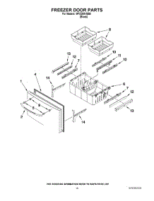 09 - Freezer Door Parts parts for Maytag Refrigerator MFI2269VEB5 / from AppliancePartsPros.com