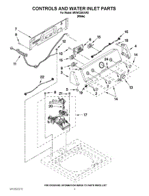 02 - Controls And Water Inlet Parts parts for Maytag Washer MVWC300XW2 / from AppliancePartsPros.com