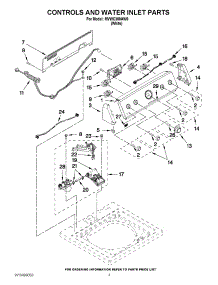 02 - Controls And Water Inlet Parts parts for Maytag Washer MVWC350AW0 / from AppliancePartsPros.com