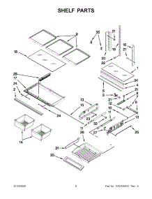 03 - Shelf Parts parts for Maytag Refrigerator MFI2269VEB7 / from AppliancePartsPros.com