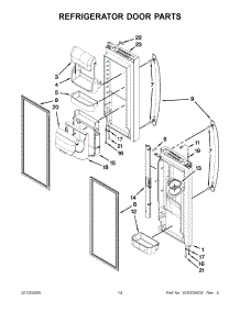 07 - Refrigerator Door Parts parts for Maytag Refrigerator MFI2269VEB7 / from AppliancePartsPros.com
