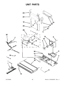10 - Unit Parts parts for Maytag Refrigerator MFI2269VEB7 / from AppliancePartsPros.com