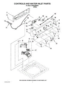 02 - Controls And Water Inlet Parts parts for Maytag Washer MVWC350AW1 / from AppliancePartsPros.com