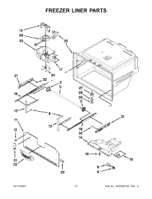 06 - Freezer Liner Parts parts for Maytag Refrigerator MFI2269VEB9 / from AppliancePartsPros.com