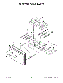08 - Freezer Door Parts parts for Maytag Refrigerator MFI2269VEB9 / from AppliancePartsPros.com