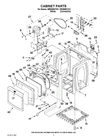 02 - Cabinet Parts parts for Maytag Dryer MEDB950YG1 / from AppliancePartsPros.com