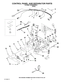 02 - Control Panel And Separator Parts parts for Maytag Dryer MLG24PDAGW1 / from AppliancePartsPros.com