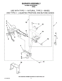 06 - Burner Assembly parts for Maytag Dryer MLG24PDAGW2 / from AppliancePartsPros.com