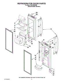 07 - Refrigerator Door Parts parts for Maytag Refrigerator MFI2269VEM5 / from AppliancePartsPros.com