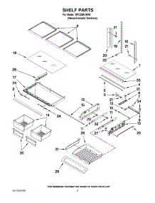 03 - Shelf Parts parts for Maytag Refrigerator MFI2269VEM6 / from AppliancePartsPros.com