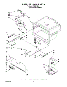 06 - Freezer Liner Parts parts for Maytag Refrigerator MFI2269VEM6 / from AppliancePartsPros.com