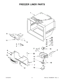 02 - Freezer Liner Parts parts for Maytag Refrigerator MBL1953XES3 / from AppliancePartsPros.com