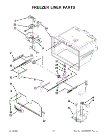 06 - Freezer Liner Parts parts for Maytag Refrigerator MFI2269VEM9 / from AppliancePartsPros.com