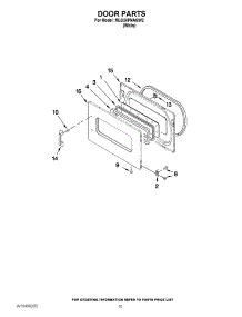 05 - Door Parts parts for Maytag Dryer MLG24PNAGW2 / from AppliancePartsPros.com