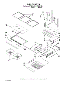 03 - Shelf Parts parts for Maytag Refrigerator MFI2269VEQ4 / from AppliancePartsPros.com