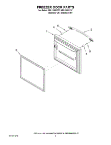 03 - Freezer Door Parts parts for Maytag Refrigerator MBL1956KES7 / from AppliancePartsPros.com