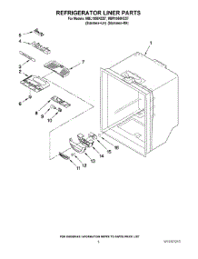 04 - Refrigerator Liner Parts parts for Maytag Refrigerator MBL1956KES7 / from AppliancePartsPros.com