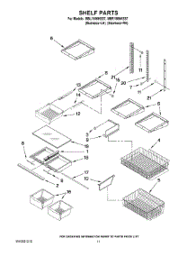 07 - Shelf Parts parts for Maytag Refrigerator MBL1956KES7 / from AppliancePartsPros.com