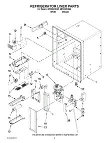 02 - Refrigerator Liner Parts parts for Maytag Refrigerator MFI2269VEQ5 / from AppliancePartsPros.com
