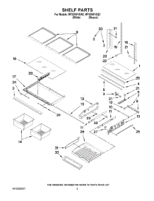 03 - Shelf Parts parts for Maytag Refrigerator MFI2269VEW2 / from AppliancePartsPros.com