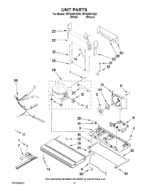 10 - Unit Parts parts for Maytag Refrigerator MFI2269VEW2 / from AppliancePartsPros.com
