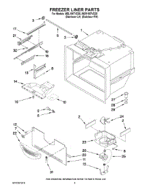 02 - Freezer Liner Parts parts for Maytag Refrigerator MBL1957VES5 / from AppliancePartsPros.com