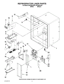 02 - Refrigerator Liner Parts parts for Maytag Refrigerator MFI2269VEW3 / from AppliancePartsPros.com
