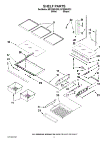 03 - Shelf Parts parts for Maytag Refrigerator MFI2269VEW3 / from AppliancePartsPros.com