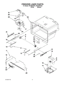 06 - Freezer Liner Parts parts for Maytag Refrigerator MFI2269VEW4 / from AppliancePartsPros.com