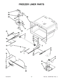 06 - Freezer Liner Parts parts for Maytag Refrigerator MFI2269VEW8 / from AppliancePartsPros.com