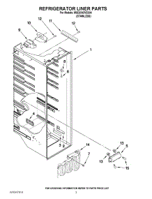 02 - Refrigerator Liner Parts parts for Maytag Refrigerator MSD2542VES04 / from AppliancePartsPros.com