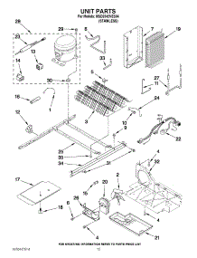 09 - Unit Parts parts for Maytag Refrigerator MSD2542VES04 / from AppliancePartsPros.com