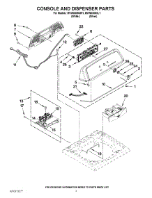 02 - Console And Dispenser Parts parts for Maytag Washer MVWX600XL1 / from AppliancePartsPros.com