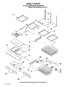 07 - Shelf Parts parts for Maytag Refrigerator MBL2258XES3 / from AppliancePartsPros.com