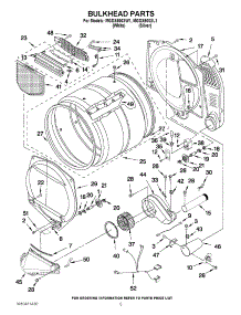 03 - Bulkhead Parts parts for Maytag Dryer MGDX500XL1 / from AppliancePartsPros.com