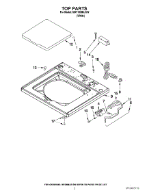 02 - Top Parts parts for Maytag Washer MAT13MNLGW / from AppliancePartsPros.com