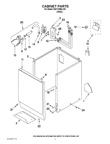 03 - Cabinet Parts parts for Maytag Washer MAT13MNLGW / from AppliancePartsPros.com