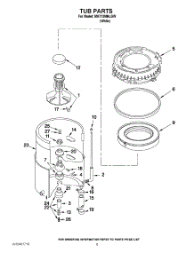 04 - Tub Parts parts for Maytag Washer MAT13MNLGW / from AppliancePartsPros.com