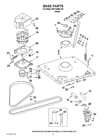07 - Base Parts parts for Maytag Washer MAT13MNLGW / from AppliancePartsPros.com