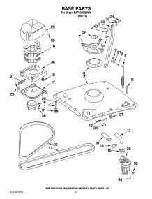 07 - Base Parts parts for Maytag Washer MAT13MNLWW / from AppliancePartsPros.com