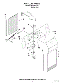 09 - Air Flow Parts parts for Maytag Refrigerator MSD2550VES03 / from AppliancePartsPros.com
