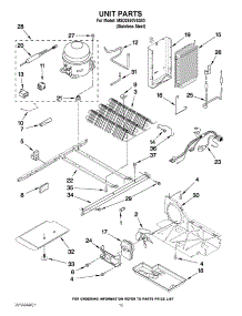10 - Unit Parts parts for Maytag Refrigerator MSD2550VES03 / from AppliancePartsPros.com